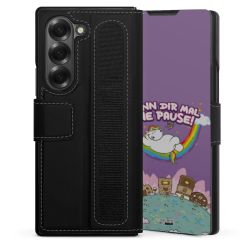 Sideflip mit Lasche schwarz