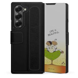 Sideflip mit Lasche schwarz