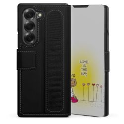 Sideflip mit Lasche schwarz