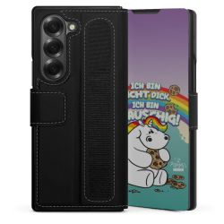 Sideflip mit Lasche schwarz