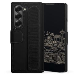 Sideflip mit Lasche schwarz