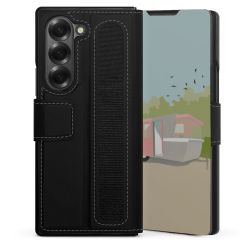 Sideflip with flap  black