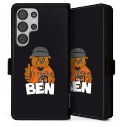 Sideflip mit Lasche schwarz