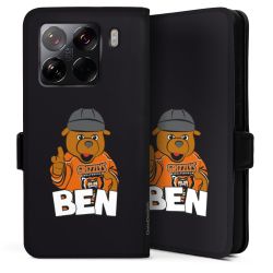 Sideflip mit Lasche schwarz