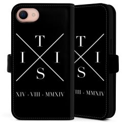 Sideflip mit Lasche schwarz