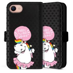 Sideflip mit Lasche schwarz