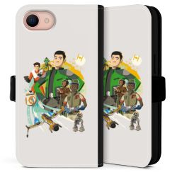 Sideflip mit Lasche schwarz