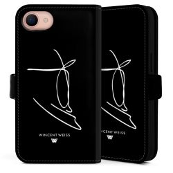 Sideflip mit Lasche schwarz