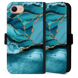 Eisblaue Marmor Landschaft