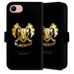 Sideflip mit Lasche schwarz