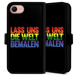 Sideflip mit Lasche schwarz