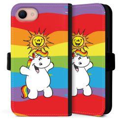 Sideflip mit Lasche schwarz