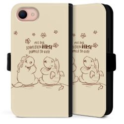 Sideflip mit Lasche schwarz