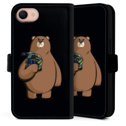 Sideflip mit Lasche schwarz