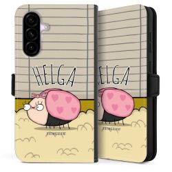 Sideflip mit Lasche schwarz