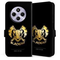 Sideflip mit Lasche schwarz