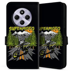 Sideflip mit Lasche schwarz