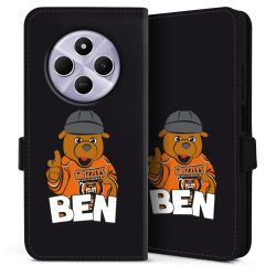 Sideflip mit Lasche schwarz