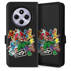Sideflip with flap black/lateral flap