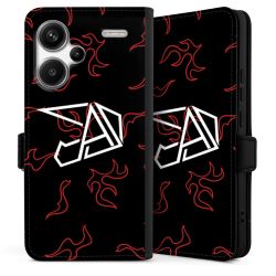 Sideflip mit Lasche schwarz