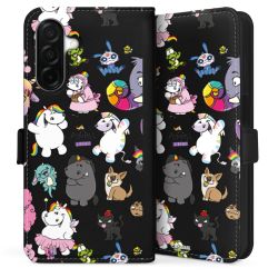 Sideflip mit Lasche schwarz