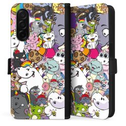 Sideflip mit Lasche schwarz