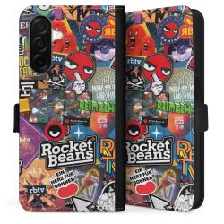 Sideflip mit Lasche schwarz