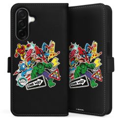 Sideflip with flap black/lateral flap