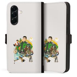 Sideflip mit Lasche schwarz