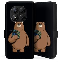 Sideflip mit Lasche schwarz