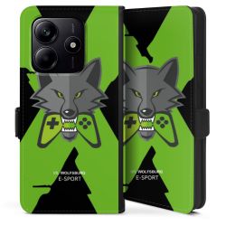 Sideflip mit Lasche schwarz