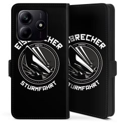 Sideflip mit Lasche schwarz