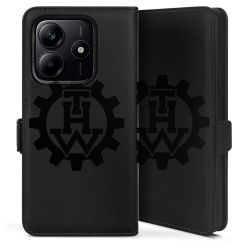 Sideflip mit Lasche schwarz