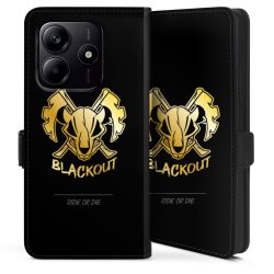 Sideflip mit Lasche schwarz