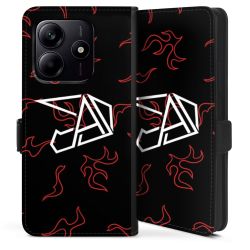 Sideflip mit Lasche schwarz