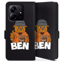 Sideflip mit Lasche schwarz