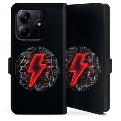 Sideflip mit Lasche schwarz