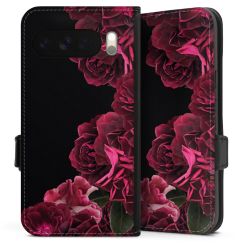 Rose vintage su nero