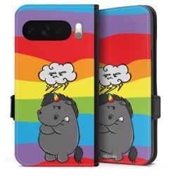 Sideflip mit Lasche schwarz