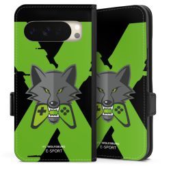 Sideflip mit Lasche schwarz