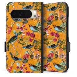 Vogels Bloemen Behang
