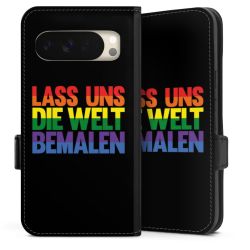 Sideflip mit Lasche schwarz