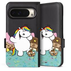 Sideflip mit Lasche schwarz