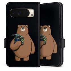 Sideflip mit Lasche schwarz