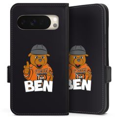 Sideflip mit Lasche schwarz