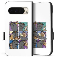 Sideflip mit Lasche schwarz