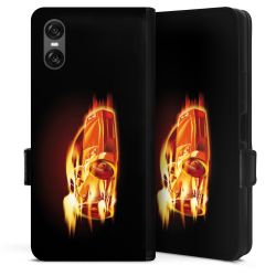 Sideflip with flap black/lateral flap