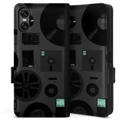 Sideflip mit Lasche schwarz