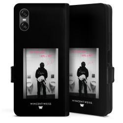 Sideflip mit Lasche schwarz