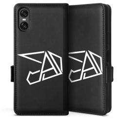 Sideflip mit Lasche schwarz